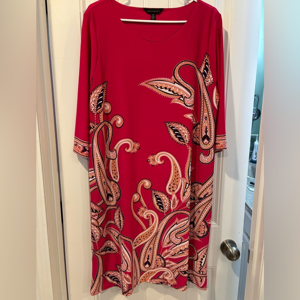 Investments XL knee length dress